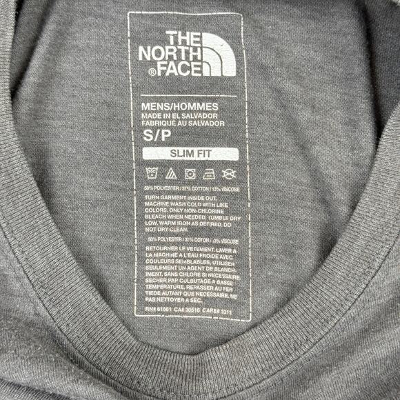 The North Face Never Stop Exploring Tshirt Men's Small Slim Fit American Flag - Picture 4 of 8